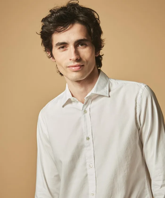 Men Hartford Shirts Pique Cotton Sammy SlimFit Shirt