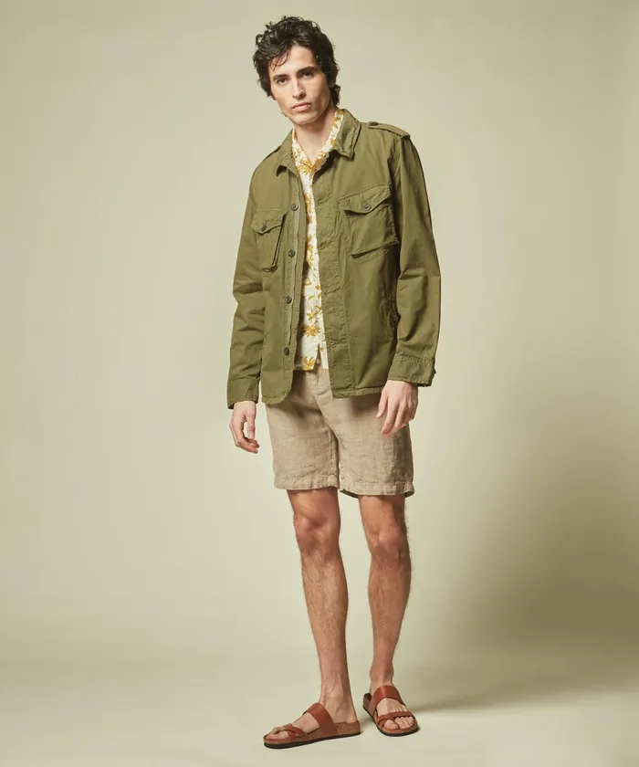 Men Hartford Shorts Dune Linen Tank Easy Shorts