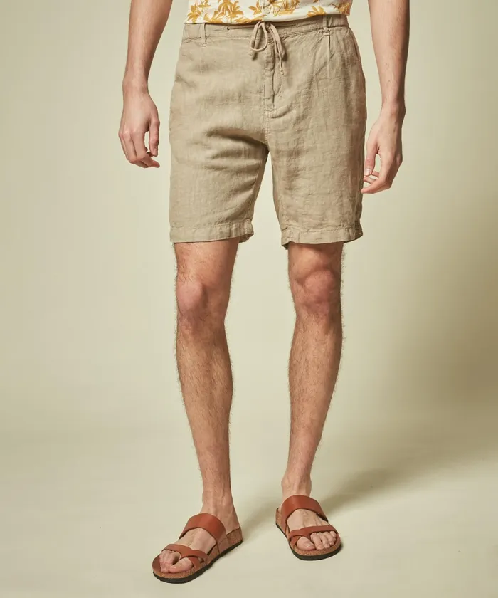 Men Hartford Shorts Dune Linen Tank Easy Shorts
