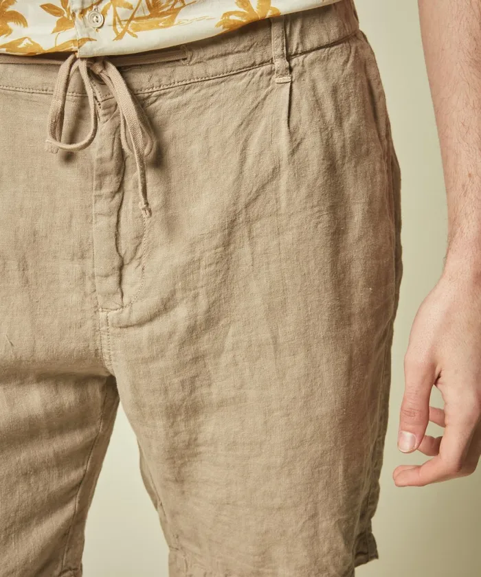 Men Hartford Shorts Dune Linen Tank Easy Shorts