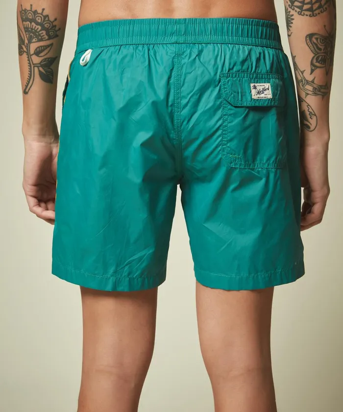 Men Hartford Swimwear Mint Green Lightweight Swim Shorts