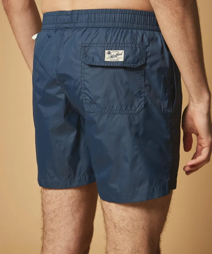 Men Hartford Swimwear Navy Lightweight Swim Shorts