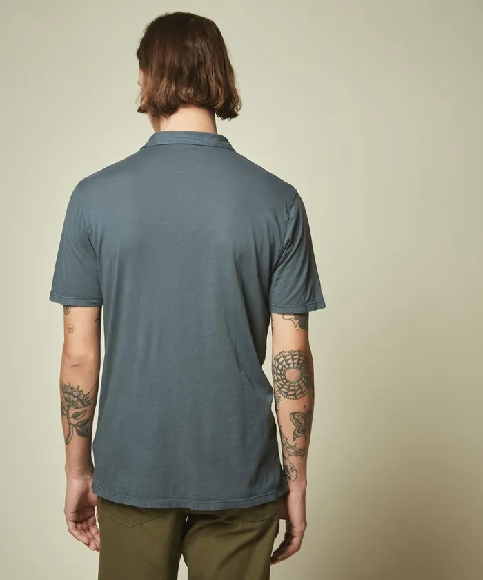 Men Hartford TShirts and Polos Charcoal Light Jersey Polo