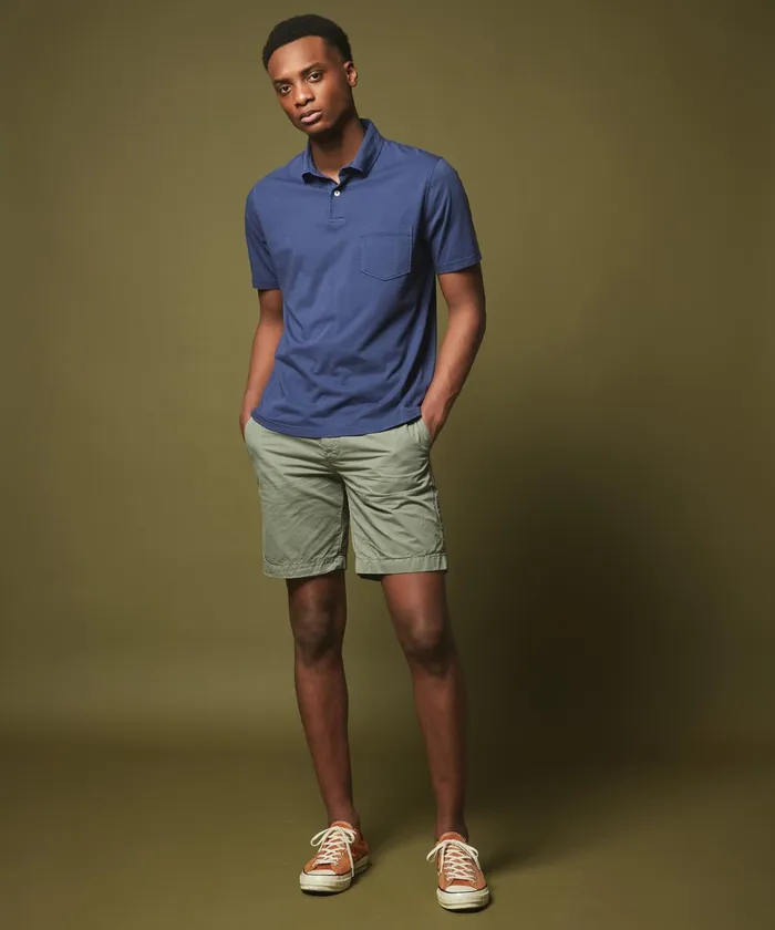 Men Hartford TShirts and Polos Indigo Cotton Jersey Polo