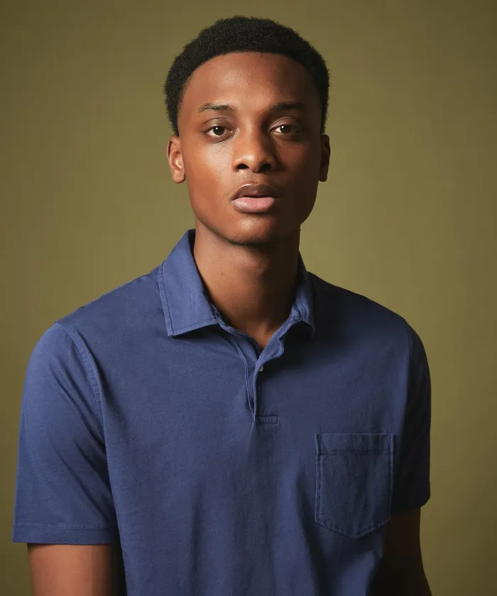 Men Hartford TShirts and Polos Indigo Cotton Jersey Polo