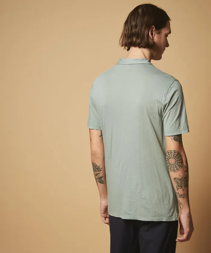 Men Hartford TShirts and Polos Verdigris Light Jersey Polo