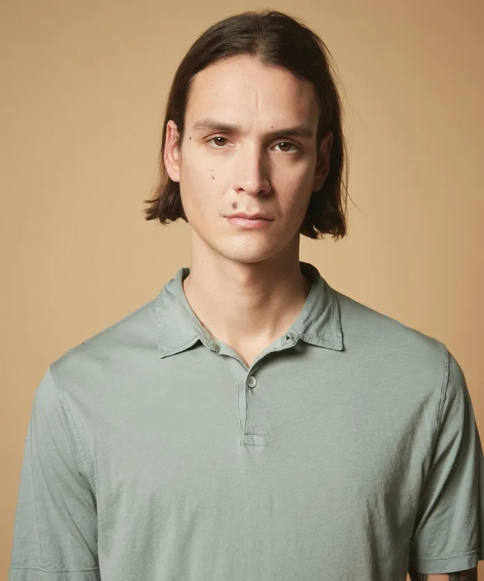 Men Hartford TShirts and Polos Verdigris Light Jersey Polo