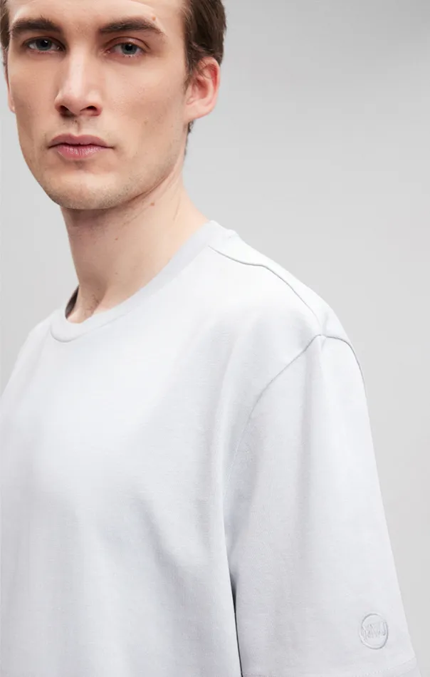 Men Heavy Weight TShirt In Pearl Blue Mavi Jeans TShirts