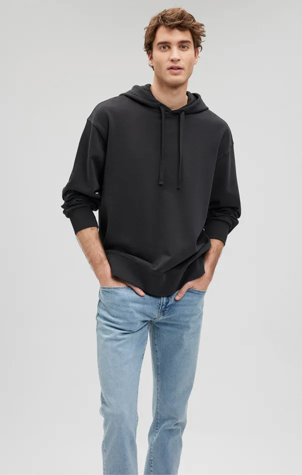 Men Hoodie In Pirate Black Mavi Jeans Loungewear Men Hoodie In Pirate Black Mavi Jeans Loungewear