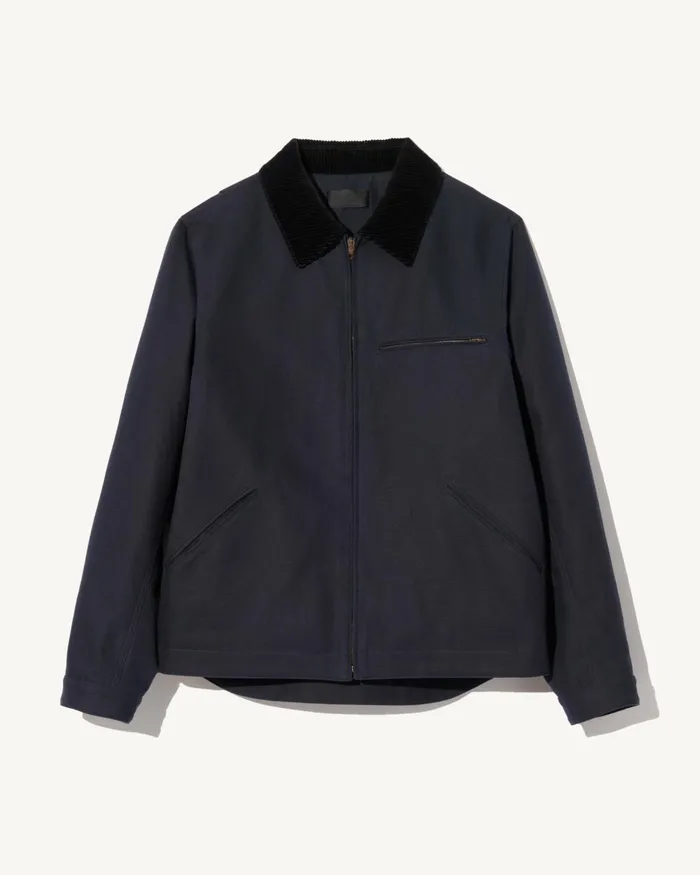 Men Jackets and Coats Nili Lotan CASPIAN JACKET Dark Navy