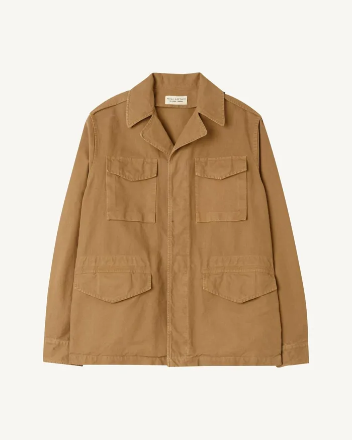 Men Jackets and Coats Nili Lotan CHARLIE JACKET Uniform Green