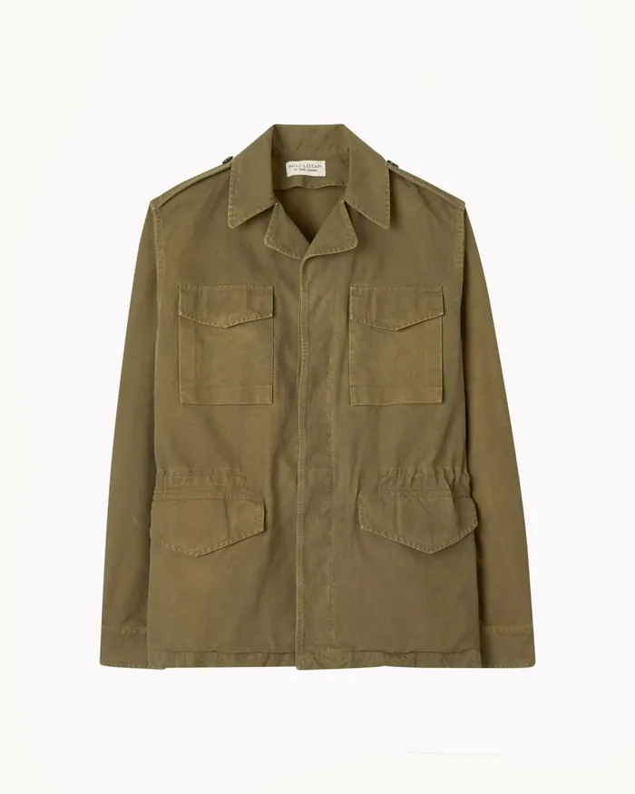 Men Jackets and Coats Nili Lotan CHARLIE JACKET Uniform Green