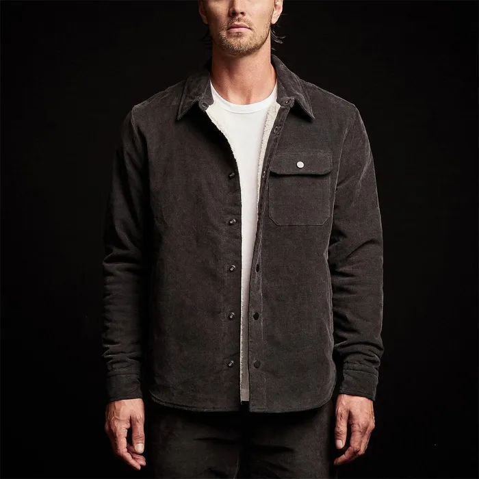 Men JacketsOuterwear James Perse Corduroy Sherpa Jacket Magma