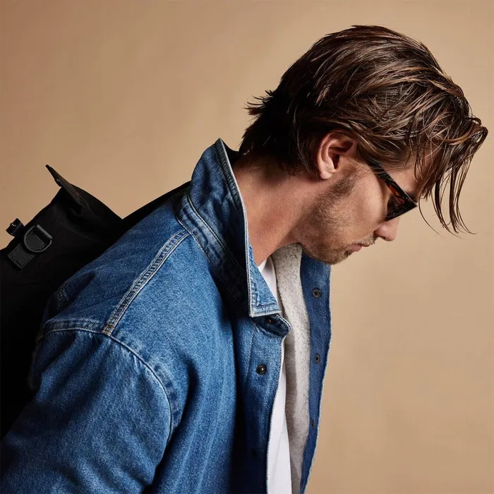 Men JacketsOuterwear James Perse Denim Sherpa Jacket Indigo