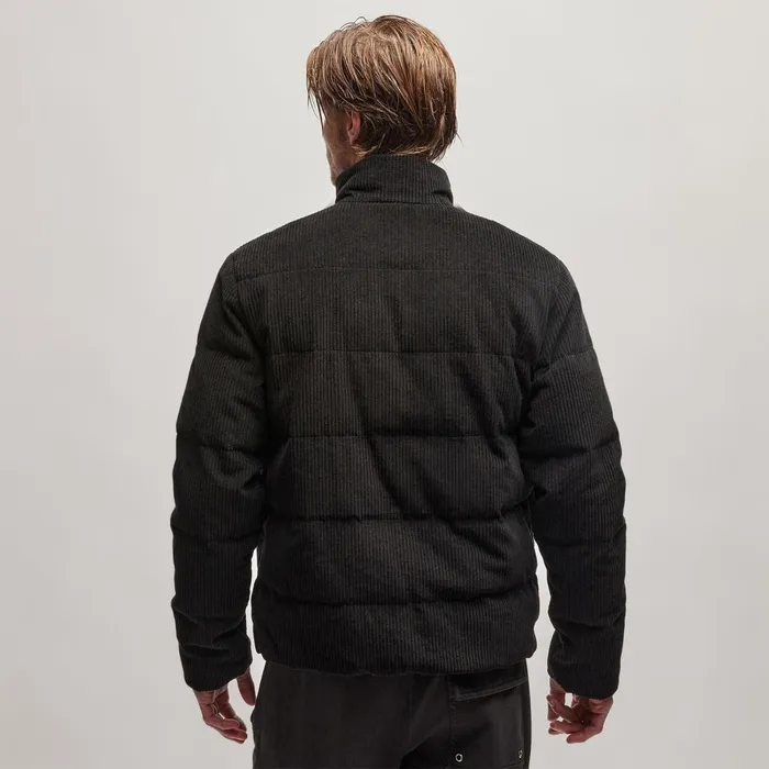 Men JacketsOuterwear James Perse Down Filled Cord Jacket Black