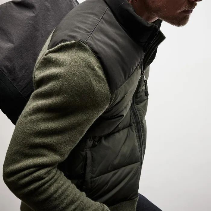 Men JacketsOuterwear James Perse Luxury Down Front Zip Sweater Sierra