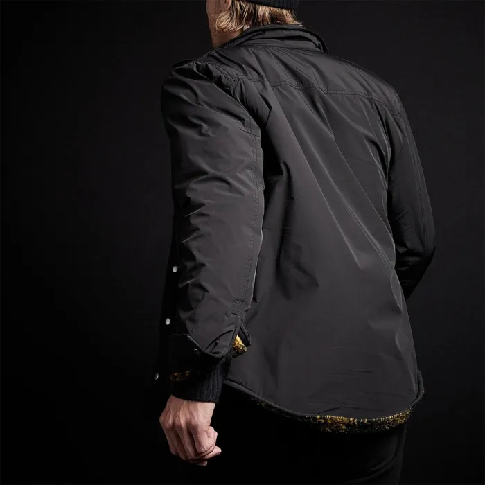 Men JacketsOuterwear James Perse Plaid Lined Performance Jacket Black