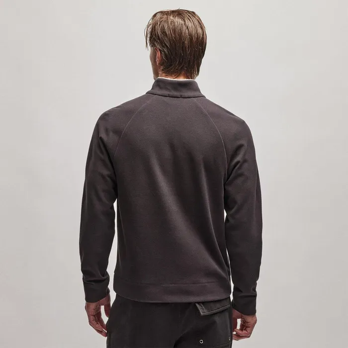Men JacketsOuterwear James Perse Sherpa Lined Scuba Half Zip Magma