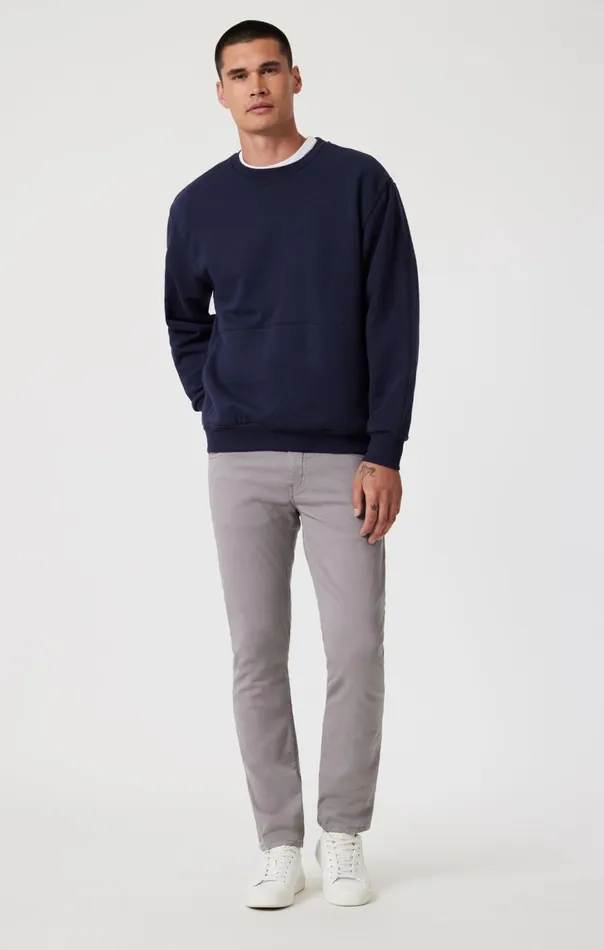 Men Jake Slim Leg In Graphite Twill Mavi Jeans Pants