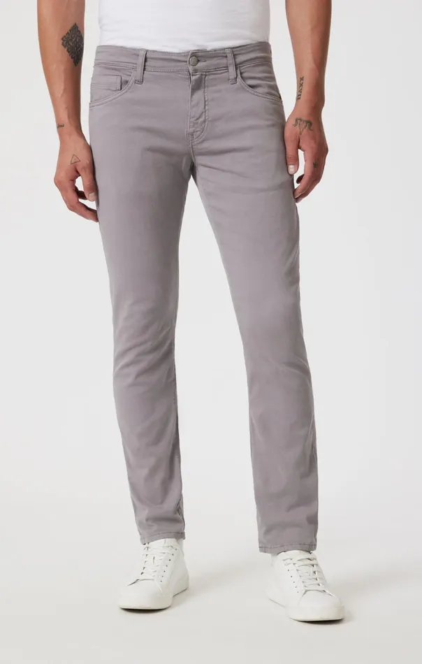 Men Jake Slim Leg In Graphite Twill Mavi Jeans Pants Men Jake Slim Leg In Graphite Twill Mavi Jeans Pants