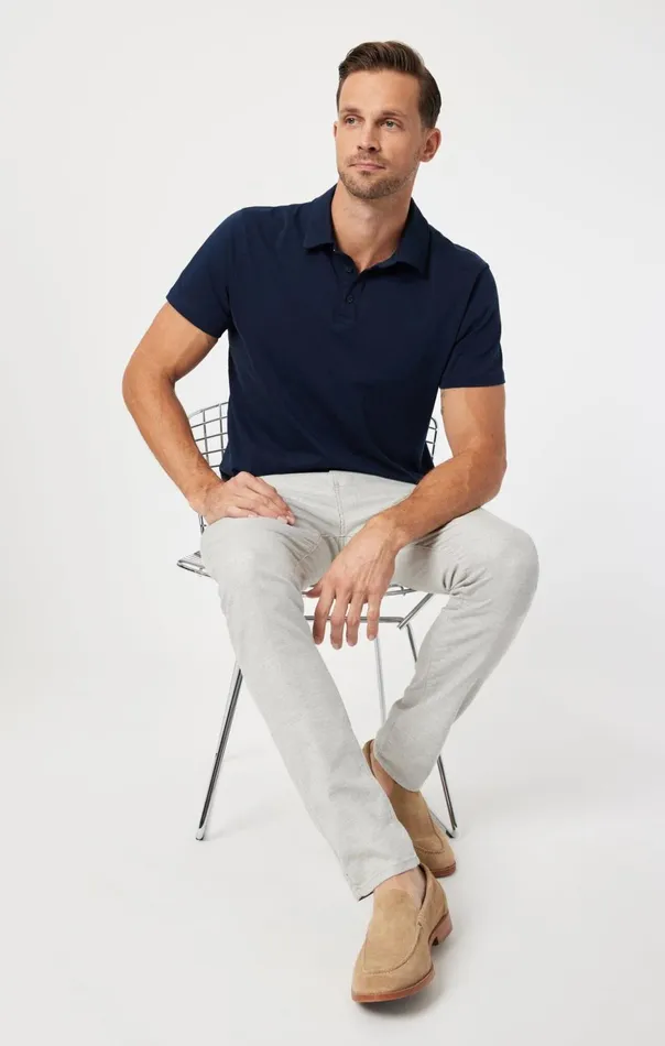 Men Jake Slim Leg In Light Grey Linen Mavi Jeans Pants Men Jake Slim Leg In Light Grey Linen Mavi Jeans Pants