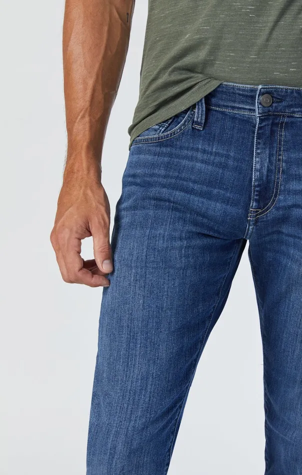 Men Jake Slim Leg Jeans In Indigo Brushed Williamsburg Mavi Jeans Denim Men Jake Slim Leg Jeans In Indigo Brushed Williamsburg Mavi Jeans Denim