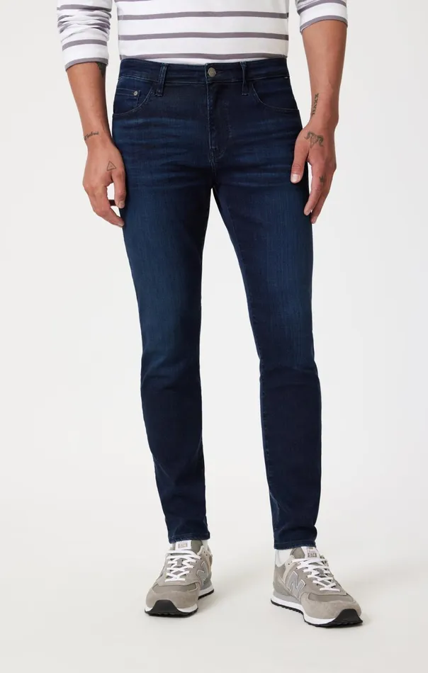 Men James Skinny In Deep Indigo Supermove Mavi Jeans Denim Men James Skinny In Deep Indigo Supermove Mavi Jeans Denim