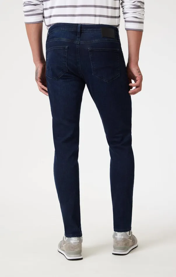 Men James Skinny In Deep Indigo Supermove Mavi Jeans Denim Men James Skinny In Deep Indigo Supermove Mavi Jeans Denim