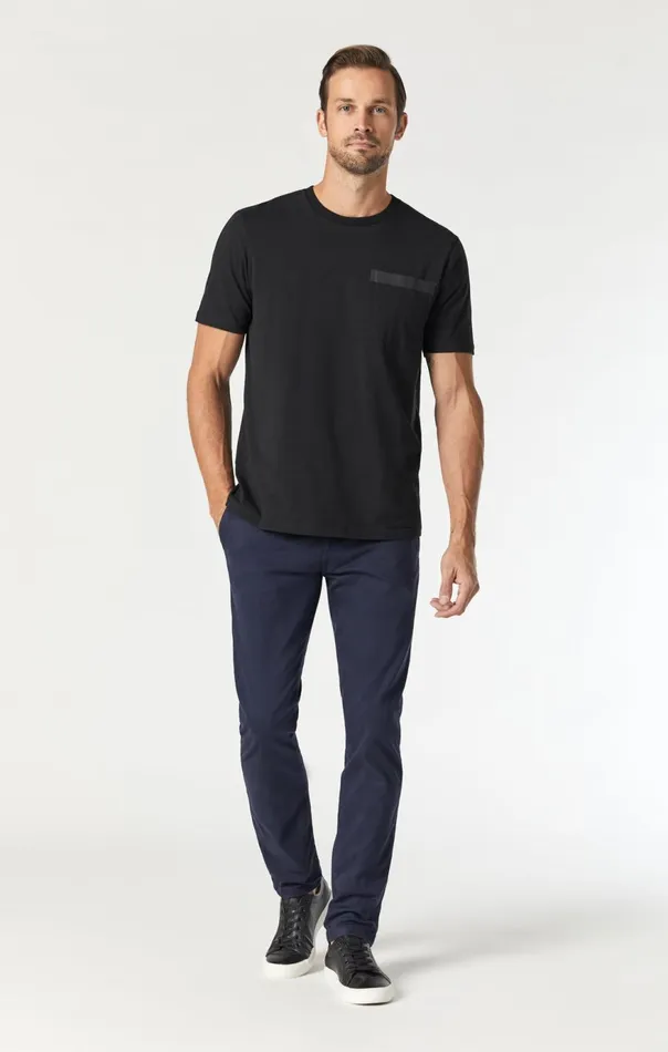 Men Johnny Slim Leg Chino In Dark Navy Twill Mavi Jeans Pants