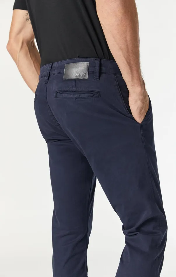 Men Johnny Slim Leg Chino In Dark Navy Twill Mavi Jeans Pants