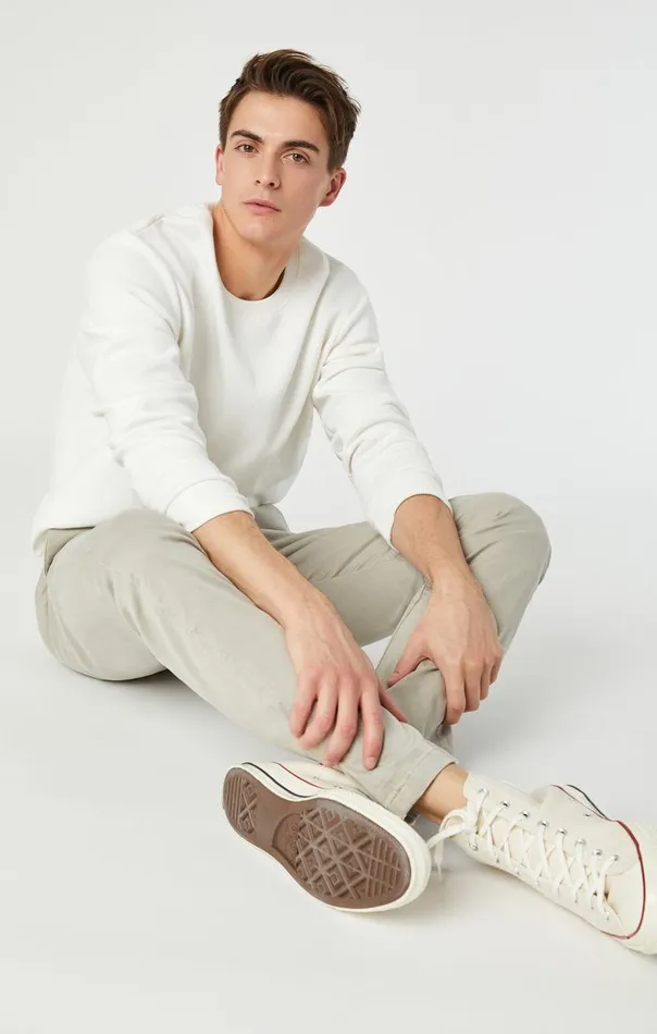 Men Johnny Slim Leg Chino In Stone Grey Sateen Twill Mavi Jeans Pants Men Johnny Slim Leg Chino In Stone Grey Sateen Twill Mavi Jeans Pants