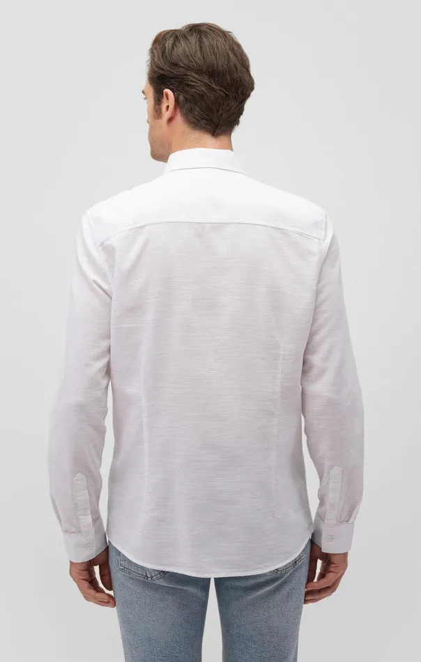 Men Ken ButtonUp Shirt In Antique White Mavi Jeans Shirts Men Ken ButtonUp Shirt In Antique White Mavi Jeans Shirts