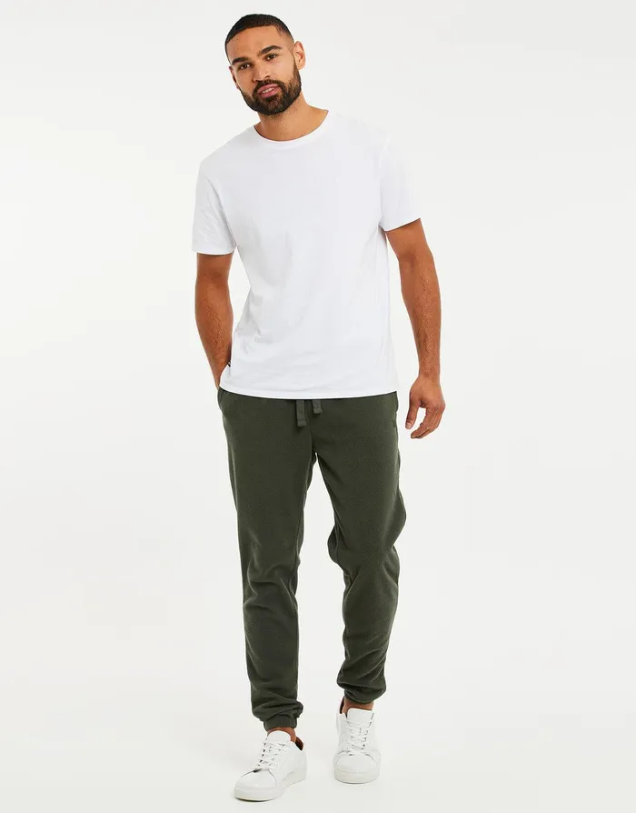 Men Khaki Fitness Fleece Joggers Khaki Threadbare Joggers Men Khaki Fitness Fleece Joggers Khaki Threadbare Joggers