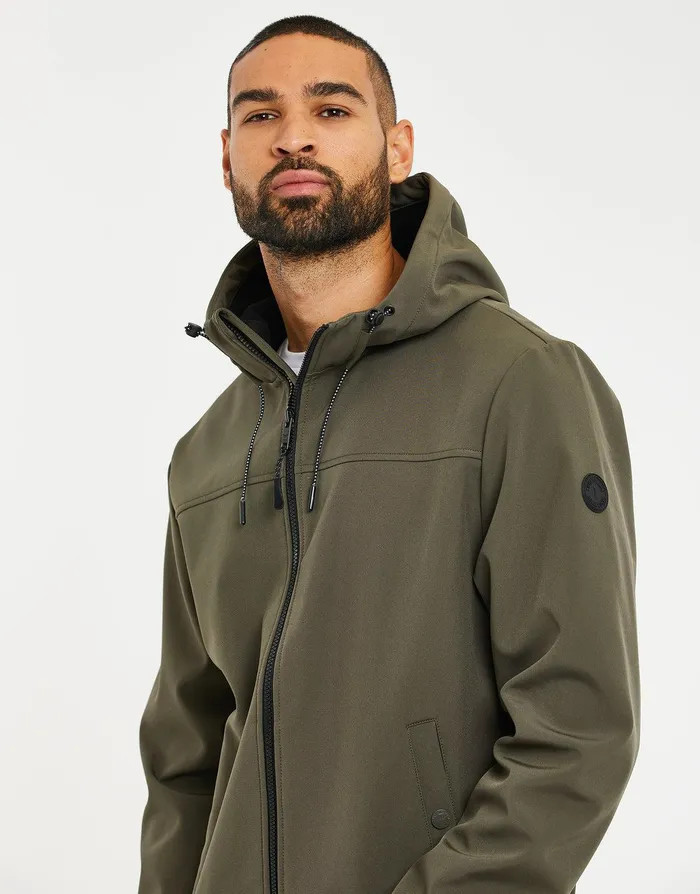 Men Khaki Lightweight Hooded Jacket Khaki Threadbare Jacket and Coats Men Khaki Lightweight Hooded Jacket Khaki Threadbare Jacket and Coats
