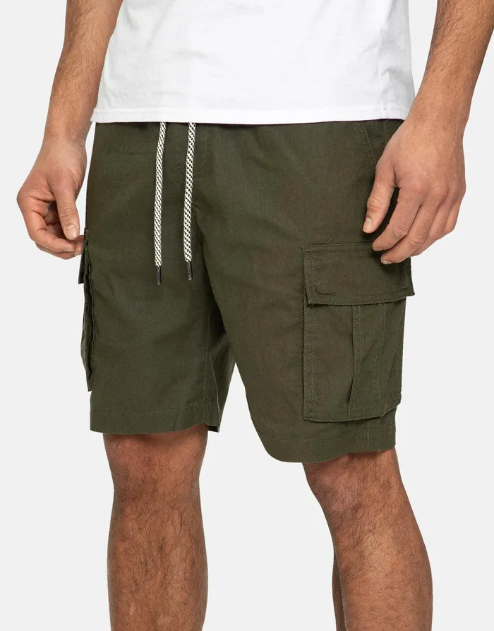 Men Khaki Linen Blend Cargo Shorts Khaki Threadbare Linen Men Khaki Linen Blend Cargo Shorts Khaki Threadbare Linen
