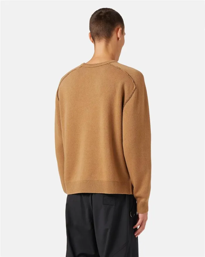 Men KNITWEAR Iceberg Crewneck Sweater With Logo Men KNITWEAR Iceberg Crewneck Sweater With Logo