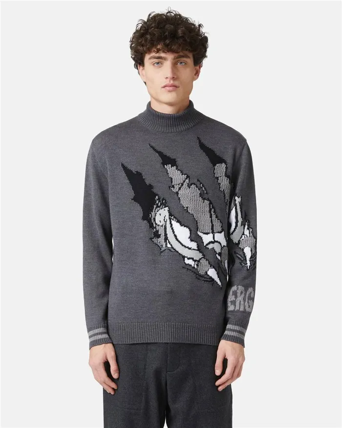 Men KNITWEAR Iceberg Sweater With Garfield Design