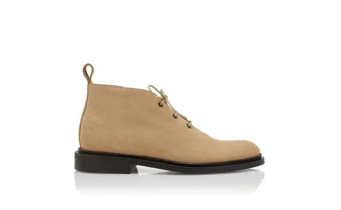 Men LaceUps Manolo Blahnik RODRIGOV Sand Suede Desert Boots Men LaceUps Manolo Blahnik RODRIGOV Sand Suede Desert Boots