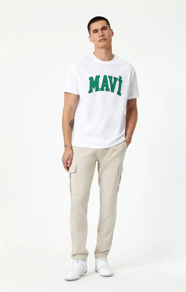 Men Logo TShirt In White Mavi Jeans TShirts Men Logo TShirt In White Mavi Jeans TShirts