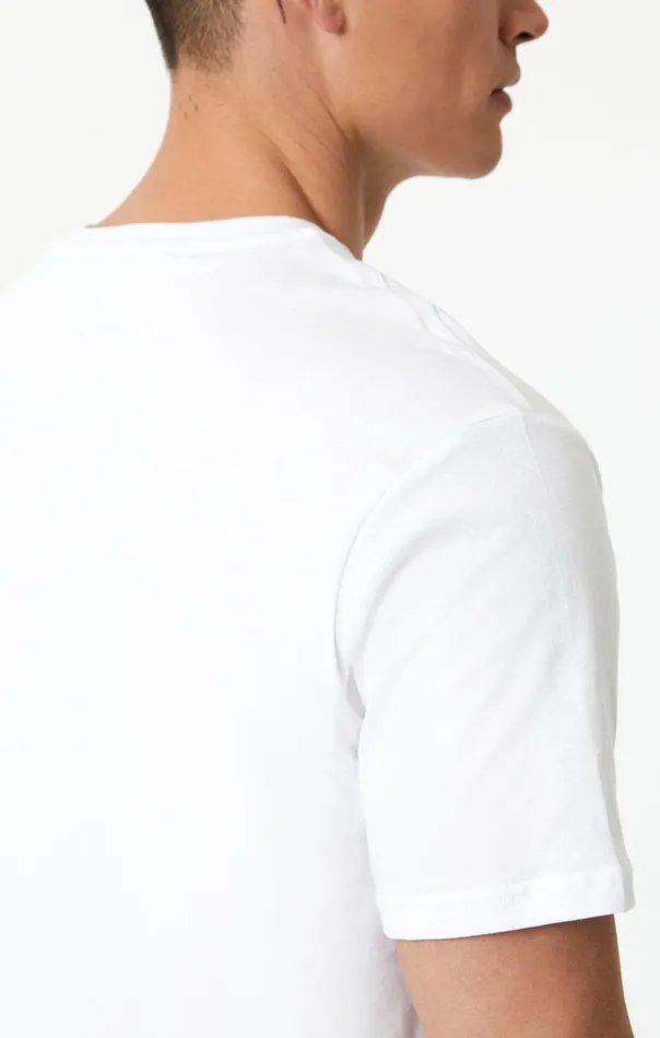 Men Logo TShirt In White Mavi Jeans TShirts Men Logo TShirt In White Mavi Jeans TShirts