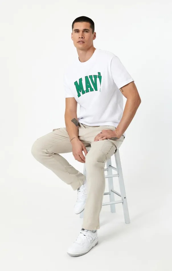 Men Logo TShirt In White Mavi Jeans TShirts Men Logo TShirt In White Mavi Jeans TShirts