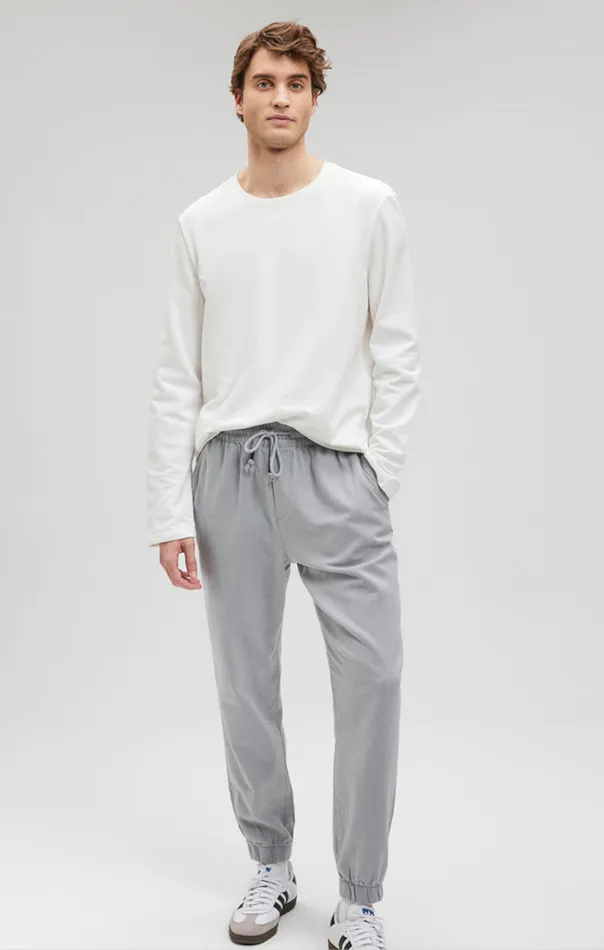 Men Long Sleeve Crew Neck TShirt In Antique White Mavi Jeans TShirts Men Long Sleeve Crew Neck TShirt In Antique White Mavi Jeans TShirts