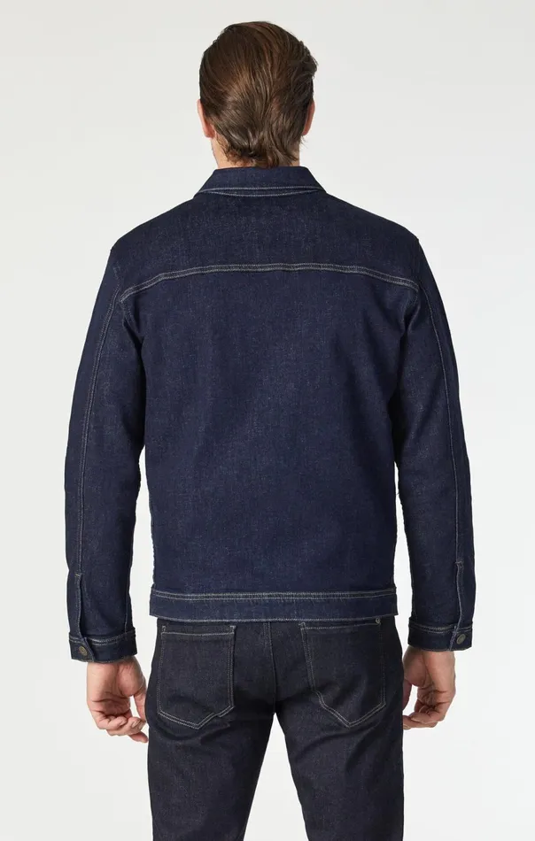 Men Loran Jacket In Rinse Organic Selvedge Mavi Jeans Jackets