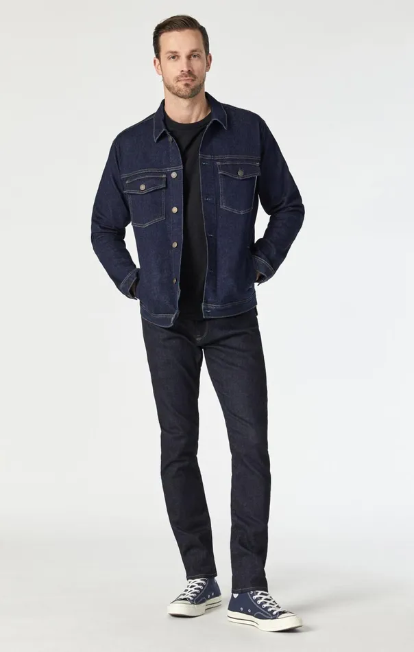 Men Loran Jacket In Rinse Organic Selvedge Mavi Jeans Jackets
