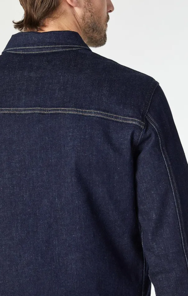 Men Loran Jacket In Rinse Organic Selvedge Mavi Jeans Jackets
