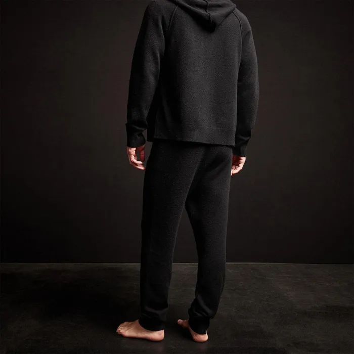 Men Lounge James Perse Recycled Cashmere Track Pant Black