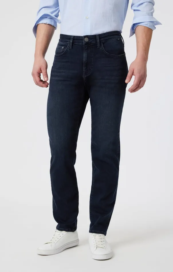 Men Marcus Slim Straight Leg In Blue Black Brushed Supermove Mavi Jeans Denim Men Marcus Slim Straight Leg In Blue Black Brushed Supermove Mavi Jeans Denim