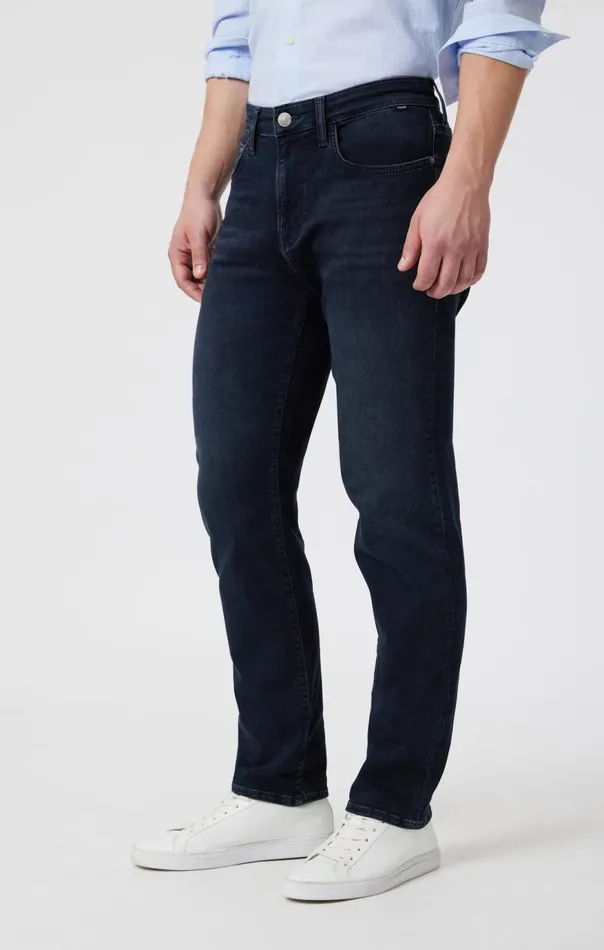 Men Marcus Slim Straight Leg In Blue Black Brushed Supermove Mavi Jeans Denim Men Marcus Slim Straight Leg In Blue Black Brushed Supermove Mavi Jeans Denim
