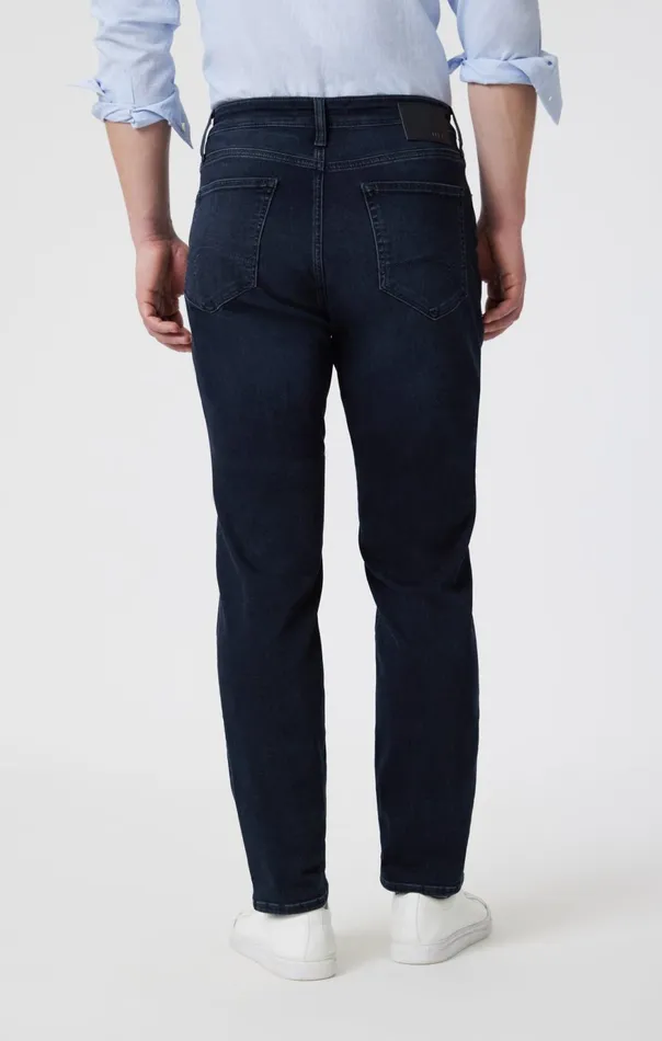 Men Marcus Slim Straight Leg In Blue Black Brushed Supermove Mavi Jeans Denim Men Marcus Slim Straight Leg In Blue Black Brushed Supermove Mavi Jeans Denim