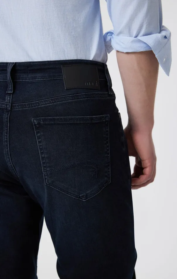 Men Marcus Slim Straight Leg In Blue Black Brushed Supermove Mavi Jeans Denim Men Marcus Slim Straight Leg In Blue Black Brushed Supermove Mavi Jeans Denim